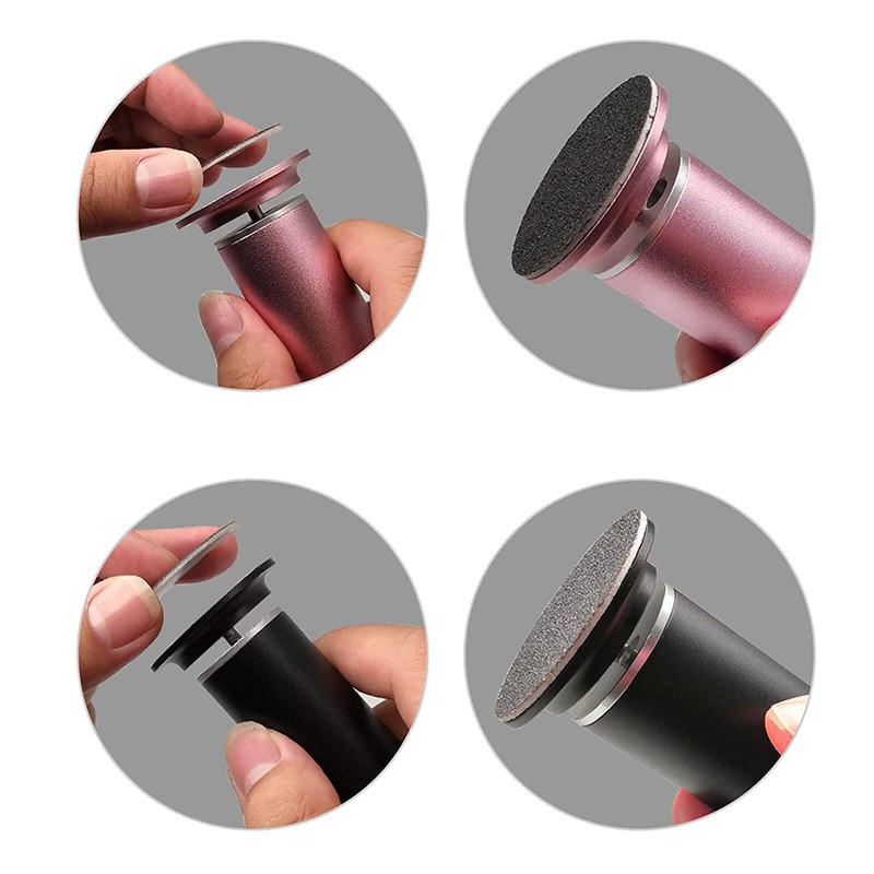 60PCS Replaceable Sandpaper Discs 150 Grit Sandpaper Refill Pad Disks