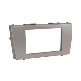 Scosche TA2058B Single or Double DIN Radio Installation Dash Kit Compatible with Select 2007-2011 Toyota Camry - 1 or 2 DIN Aftermarket Car Stereo Install Kit Radio Bracket - See Fit Guide in Images