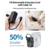Travel Power Bar with USB C Port, NTONPOWER Flat Plug