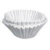 Basket Filters for Drip Coffeemakers, 10 to 12-Cups, White, 200