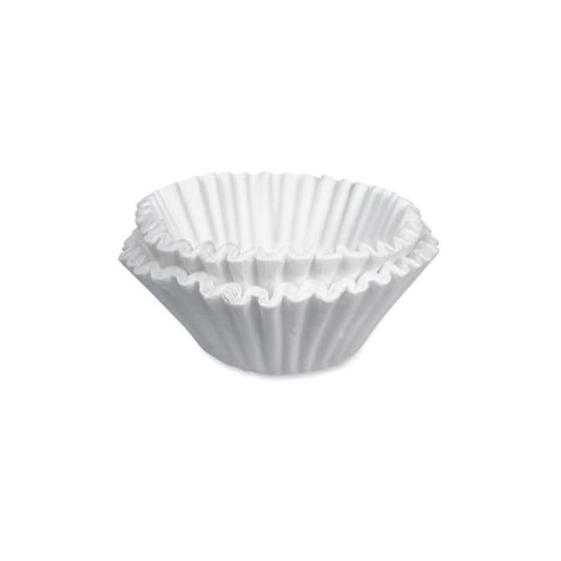 Basket Filters for Drip Coffeemakers, 10 to 12-Cups, White, 200