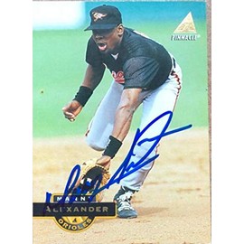 Manny Alexander Autographed 1994 Pinnacle #35