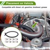 X AUTOHAUX 5/16" Fuel Line Kit 3.05ft Vacuum Hose Automotive