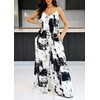 CaniBtr Wide Leg Jumpsuits for Women Casual Summer Spaghetti Strap