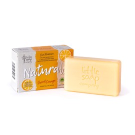 Little Soap Company Naturals Range - Bar Soap | Vegan, Cruelty Free, No SLS or Parabens, Refreshing Cleansing Soap bars, Natural Eco Friendly Body & Hand Soap, 100g (Sweet Orange)