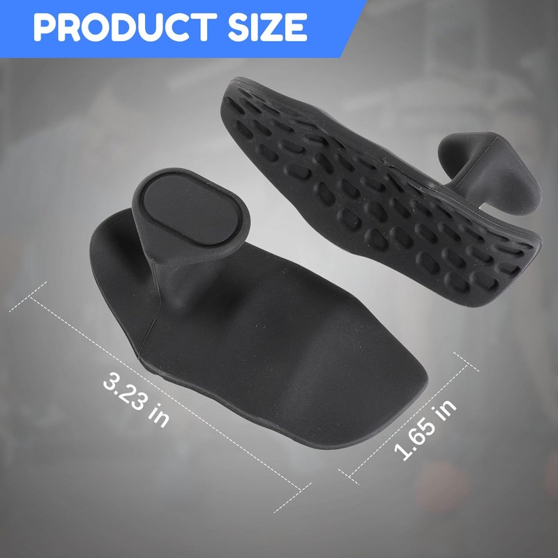 Non-Slip Gym Training Grips - Ergonomic Fingerless Hand Protectors for