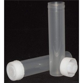 Screw Tubes Plastic Container Plastic Tube 30/126 Laboratory Pack of 50 Test Tubes Plastic Geocaching Fa.ars
