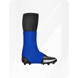Exxact Sports Football Spats Cleat Covers - Royal Blue for Men & Boys, Spats for Cleats, Lace Covers, Versatile Design:_X-Large