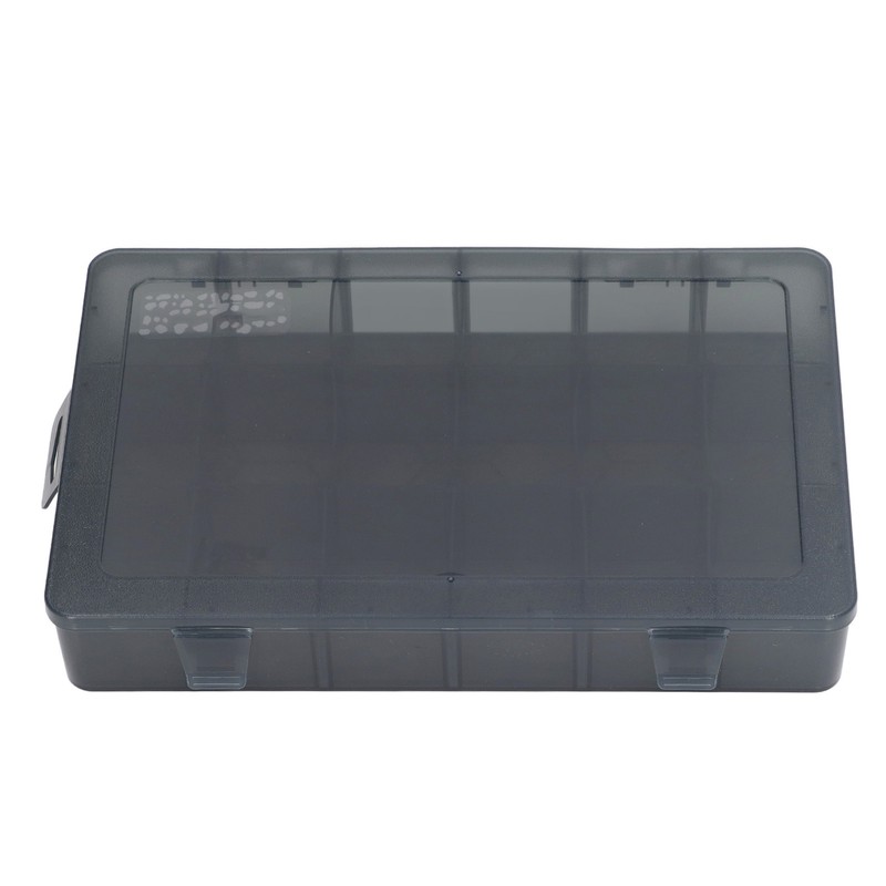 Multi Compartment Parts Box Removable Divider Transparent Plastic 18 Grids