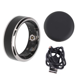 Smart Health Ring Waterproof Body Temperature Sleep Fitness Tracker Ring with Charging Case for Women Men No. 7