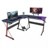 napfox 51" L Shaped Computer Desk Gaming Desk E-sports Table