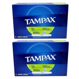Tampax Tampons SUPER Absorbency Unscented 10ct Health Feminine Care 20-Tampons