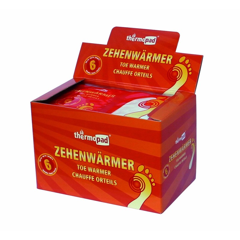 KULTFAKTOR GmbH Thermopad Zehenwärmer für warme Zehen an Karneval Weiss