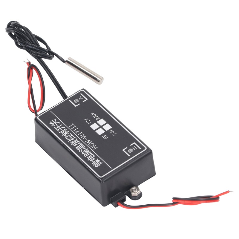 Temperature Controller 12V Microcomputer Digital Thermostat Adjustable Command Type High