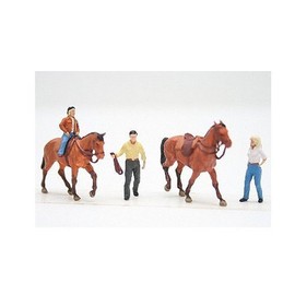 Preiser 1/87 th – pr10500 – Modelleisenbahnen – Pferde und Reiter I