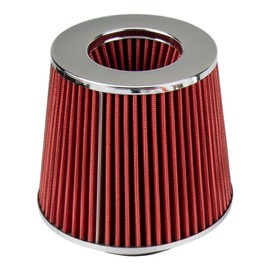 KAX 2.75 inch Cold Air Intake System Kit Replacement for Honda Civic 1999-2000 1.6L L4, High Performance, RED