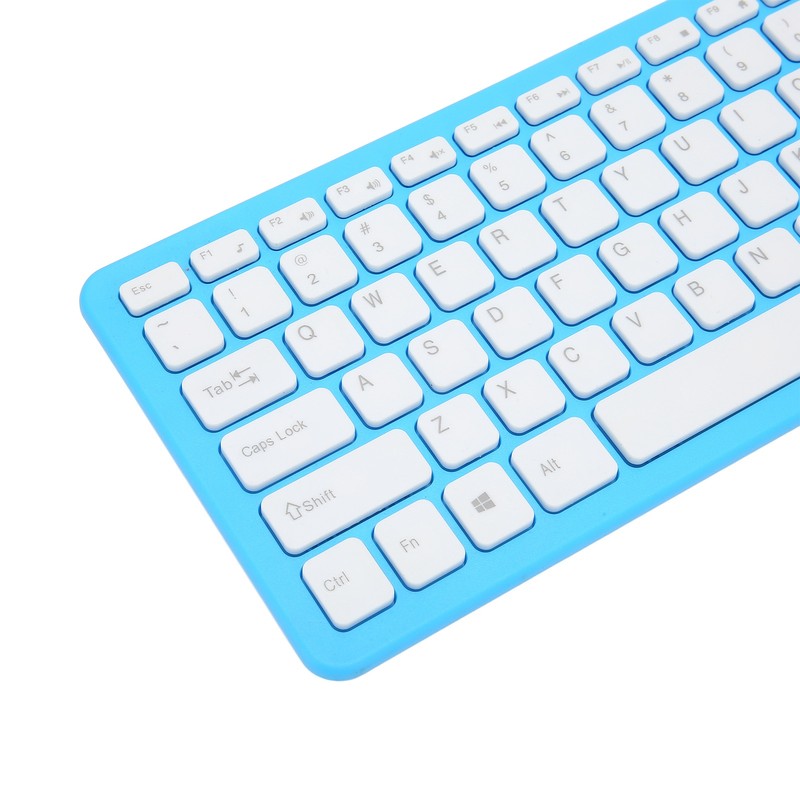 96 Key Wireless Keyboard Mouse Combo 10 Meters Transmission Fade