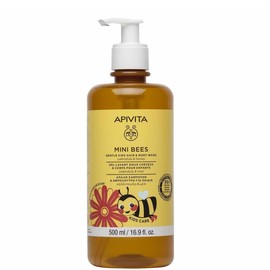 Apivita Mini Bees Gentle Kids Shampoo & Body Wash with Calendula and Honey, 500ml