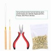 Kit de herramientas para extensiones de pelucas, accesorios para extensiones