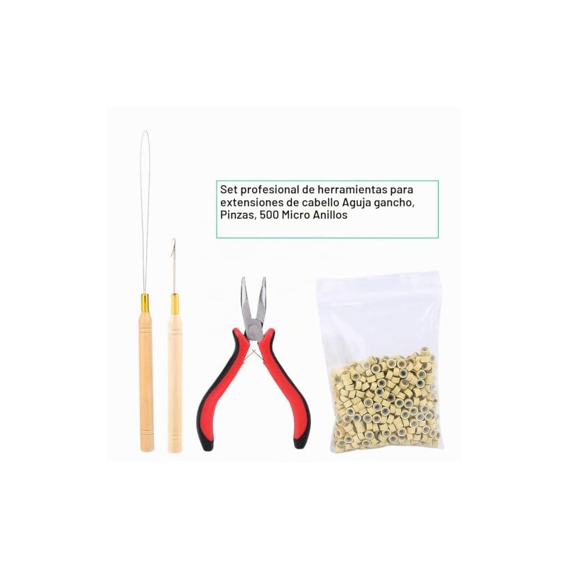 Kit de herramientas para extensiones de pelucas, accesorios para extensiones