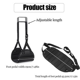 Pence & Moon Collective Adjustable Foot Hammock for Flight, Lightweight Airplane Essentials, Best Airplane Gadgets Provides Relaxation and Comfortable for Long Flight