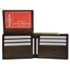 Marshal Wallet Mens Wallet Genuine Leather Flap Up ID Card