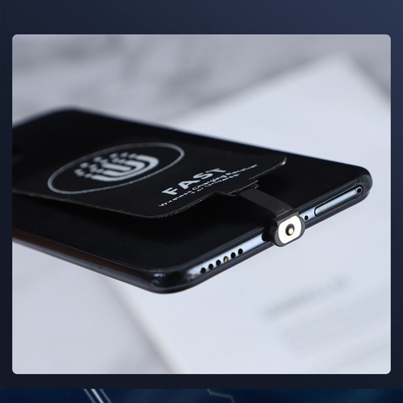 Thin Wireless Charging Receiver Type C Magnetic Suction Dual Purpose