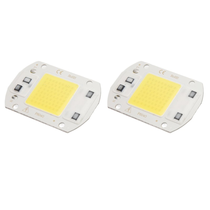 2 Pcs LED COB Chip High Power Driverless Integrated SMD