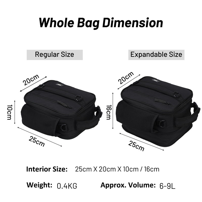 MIER Lunch Bag Small Cool Bag Expandable Cooler Bag for