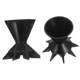 1Pc Black Multi Channel Split Flower Pouring Funnel Cup, Paintt Dispenser, Reusable Paintt Diverter Tool for DIY Making Pour Painting Supplies, Art Paints, Painting, Drawing and Art Supplies