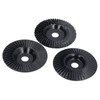 3PCS Set Wood Grinding Wheel Black Color 100mm Diameter 16mm