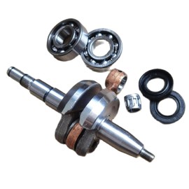 Crankshaft with Bearings and Oil Seals Pin Bearing Set Fits For STIH-L 029 039 MS290 MS390 Chainsaw Replacement Parts