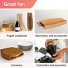 IDL Packaging 4" Flexi-Hex™ Honeycomb Packing Paper Sleeves, XS, Brown,