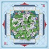 Modern Luxury American Mahjong Set 160PCS 32mm 4-Layer Engraved Acrylic