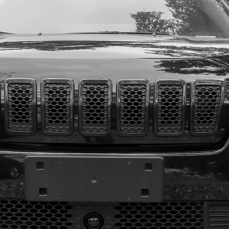 JeCar for Jeep Cherokee Grill Inserts, Front Grille Inserts for