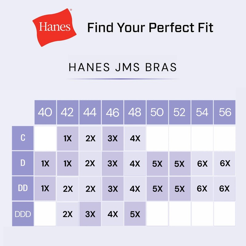 Just My Size Women's Soft Bra, White