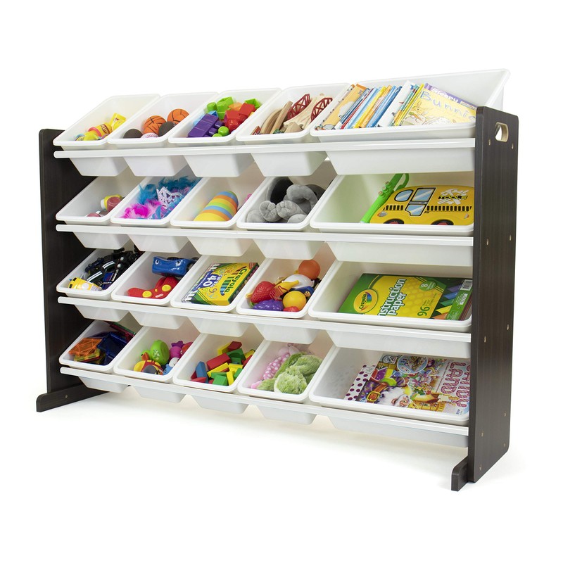 Humble Crew Extra-Large Toy Organizer with 20 Plastic Bins –