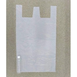 Japax MS-39 Trash Bags with Handle, White, Translucent, 9.7 gal (30 L), Width 19.7 x Height 33.5 inches (50 x 85 cm), Thickness 0.0005 inches (0.013 mm), Holds More Than Conventional Product, Pack of 50