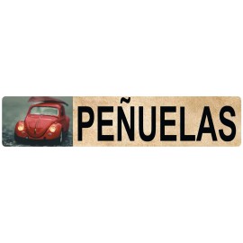 FAST SERVICE DESIGNS Peñuelas Puerto Rico Volky Version Aluminum Euro Style Car License Plate