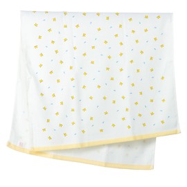 Nishikawa TT19002005 Bath Towel, 23.6 x 47.2 inches (60 x 120 cm), Washable, Gauze & Pile, Thin, Quick Drying, Lightweight, Senshu, Retro Animal Pattern, Cat, Made in Japan, Yellow