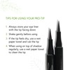 Honeybee Gardens ProTip Clean Liquid Liner, Black, Nano-Free Pigments, Long-Wearing,