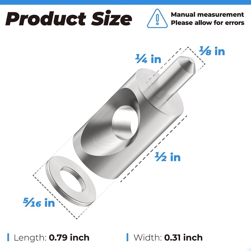 Shower Door Stainless Steel Hinge Pin fits for Framed Shower