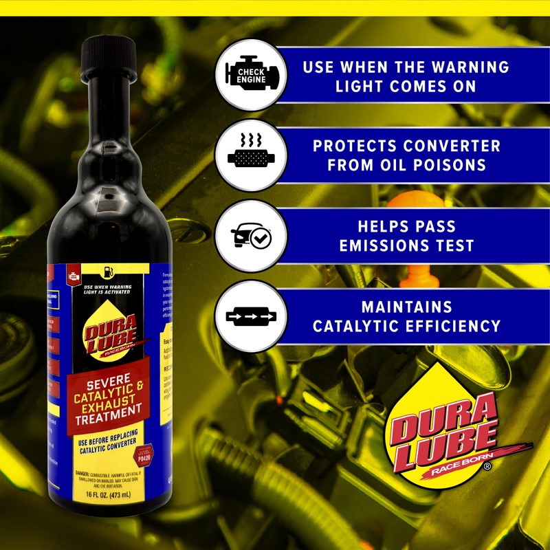 DURA LUBE 2 Pack Severe Catalytic and Exhaust Treatment Cleaner