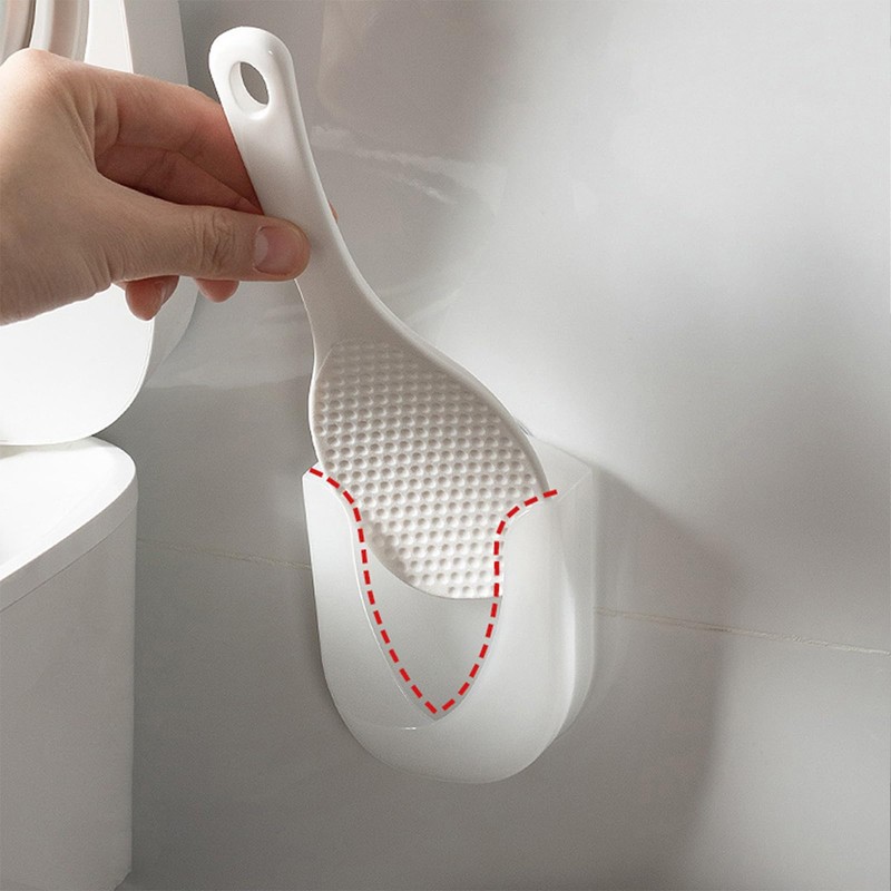 Japanese Style Non Stick Plastic Rice Paddle with Holder