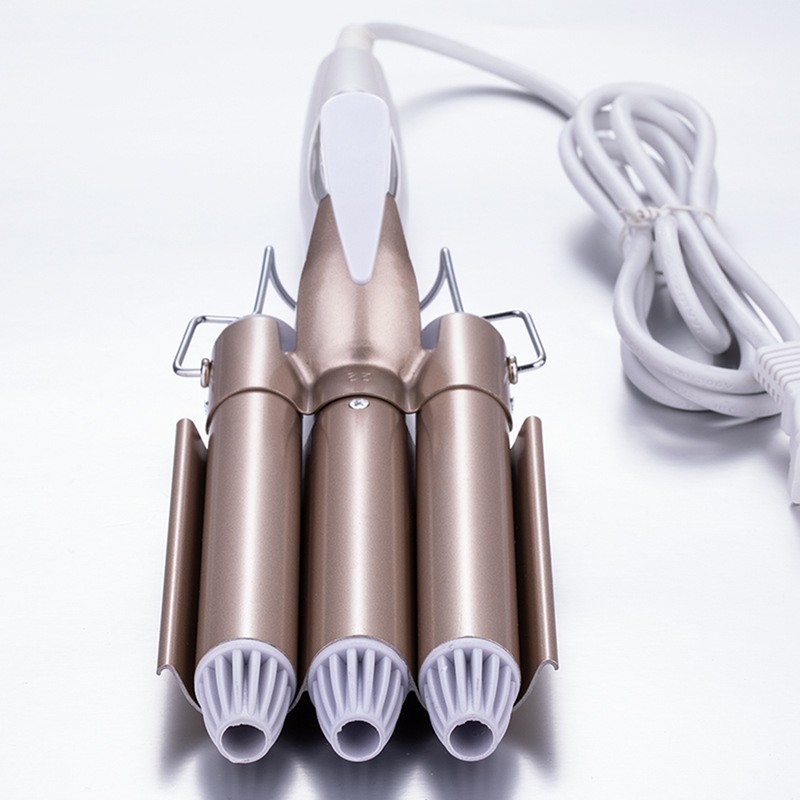 Hair Curling Iron 3-Barrel 22mm Egg Roll Hair Curler Hair