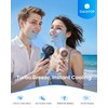 Gaiatop Small Portable Fan Handheld, 4000mAh USB Rechargeable Mini Personal