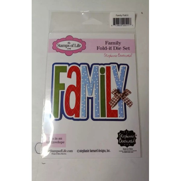 The Stamps Of Life Family stamp from the Family Fold-it