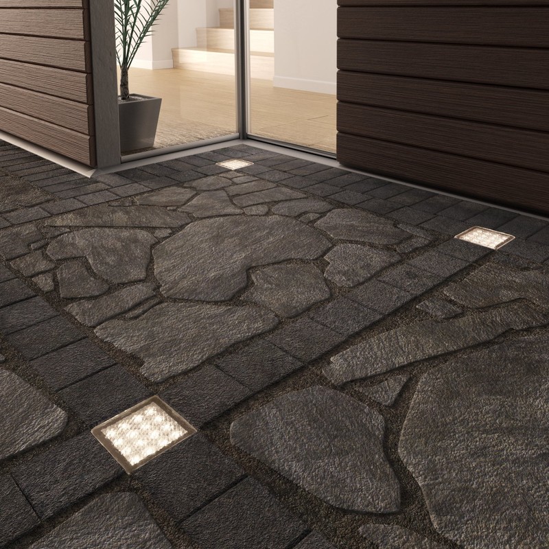 Parlat LED Paving Stone Ground Light CUS, 10x10cm, 230V, Warm