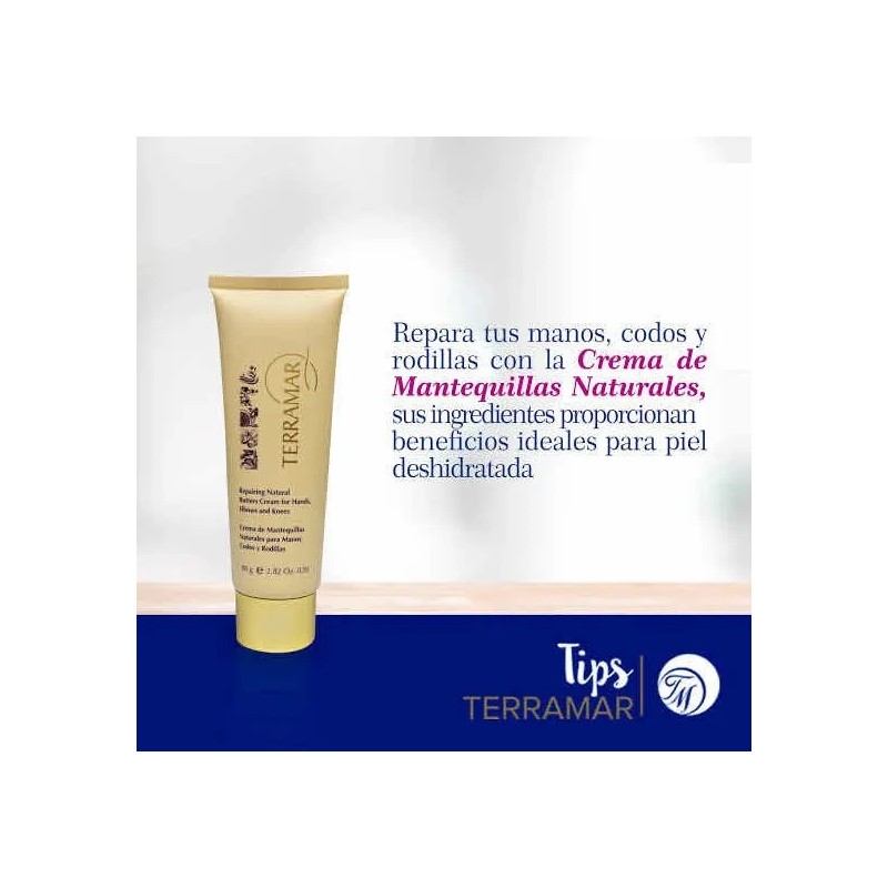 Crema De Mantequillas Para Manos Terramar, 80 Grs. Original Mantequillas