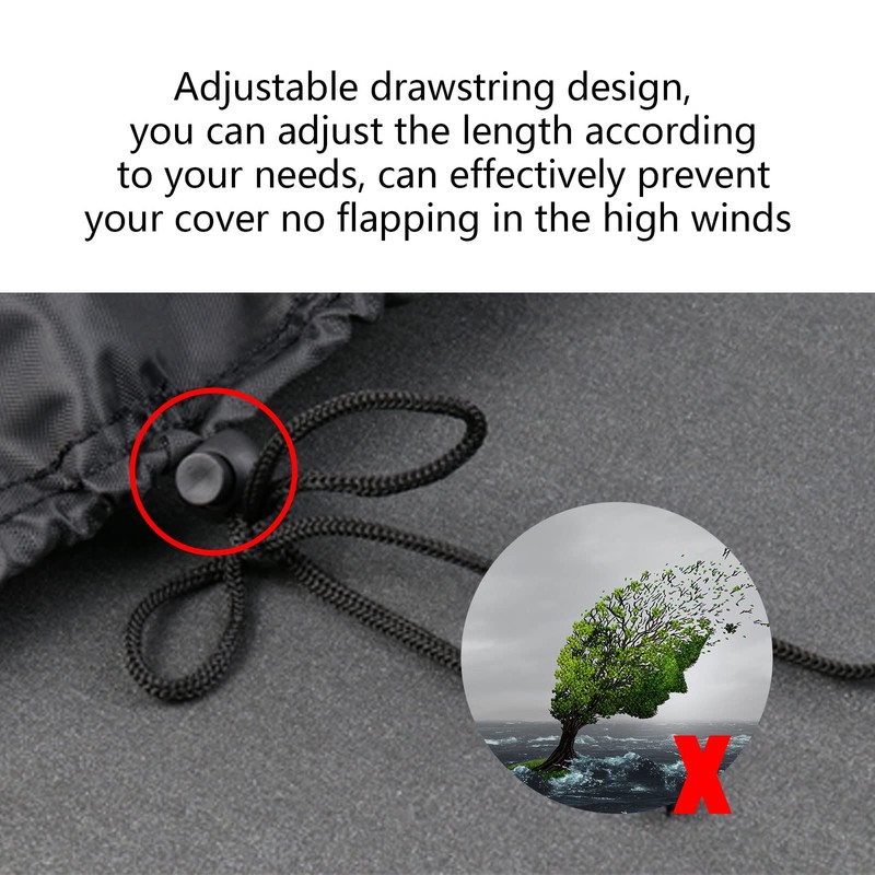 Fenghome BBQ Cover, Waterproof Round Barbecue Covers for Kettle BBQ